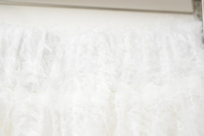 秋冬・層層蛋糕羽毛半身裙 3色入 1W11103