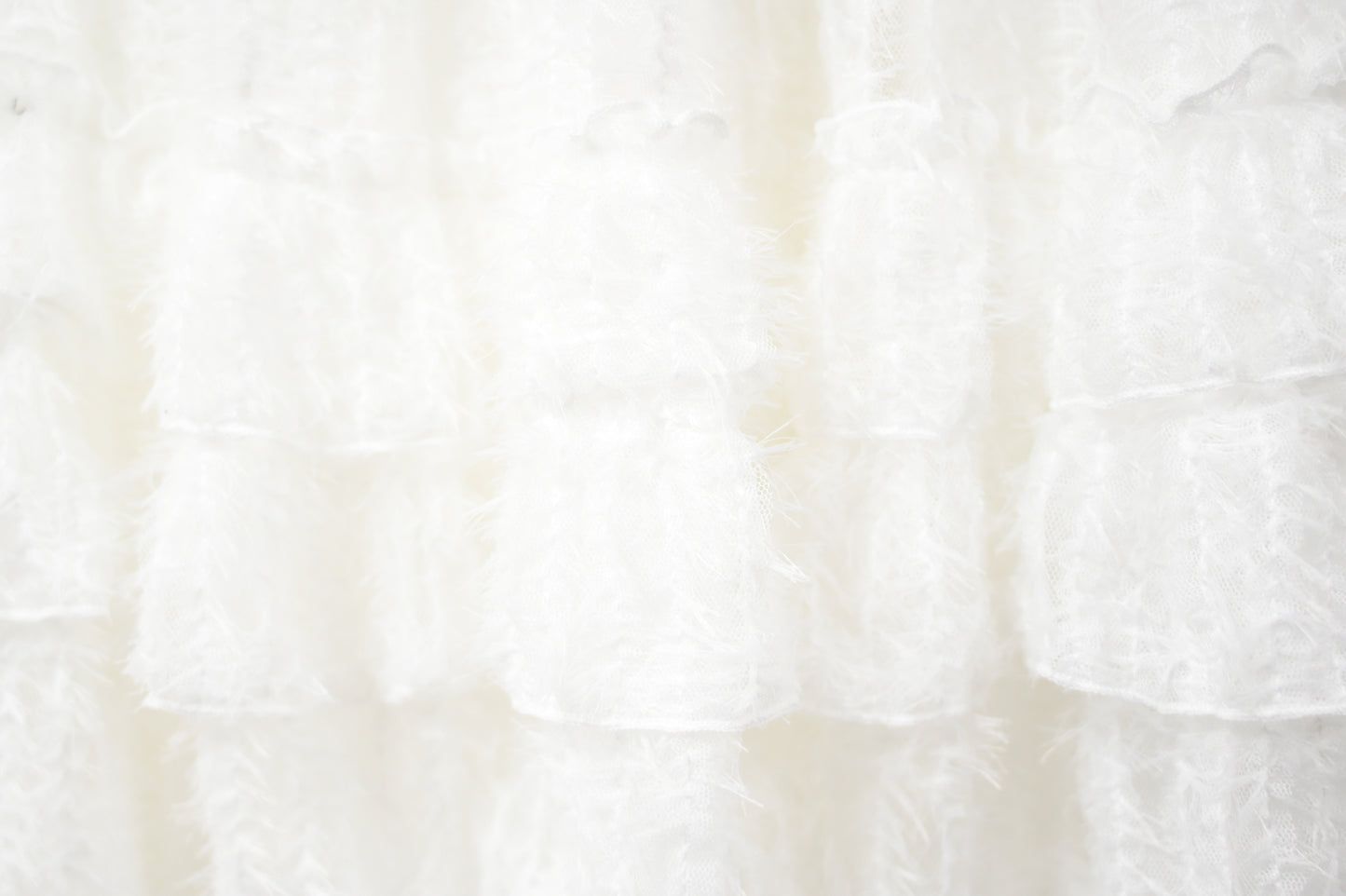 秋冬・層層蛋糕羽毛半身裙 3色入 1W11103