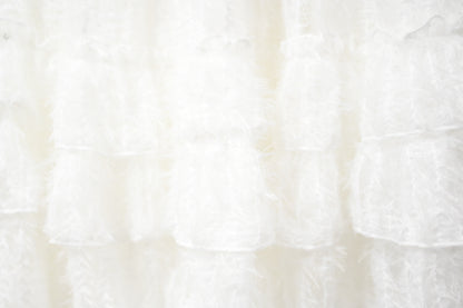 秋冬・層層蛋糕羽毛半身裙 3色入 1W11103