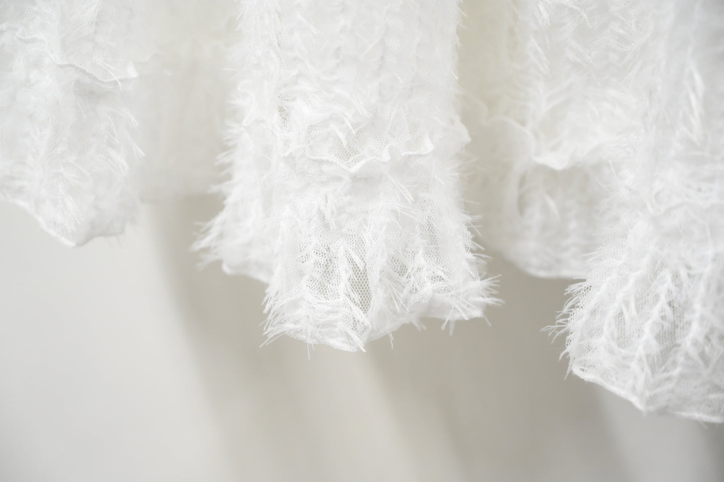 秋冬・層層蛋糕羽毛半身裙 3色入 1W11103