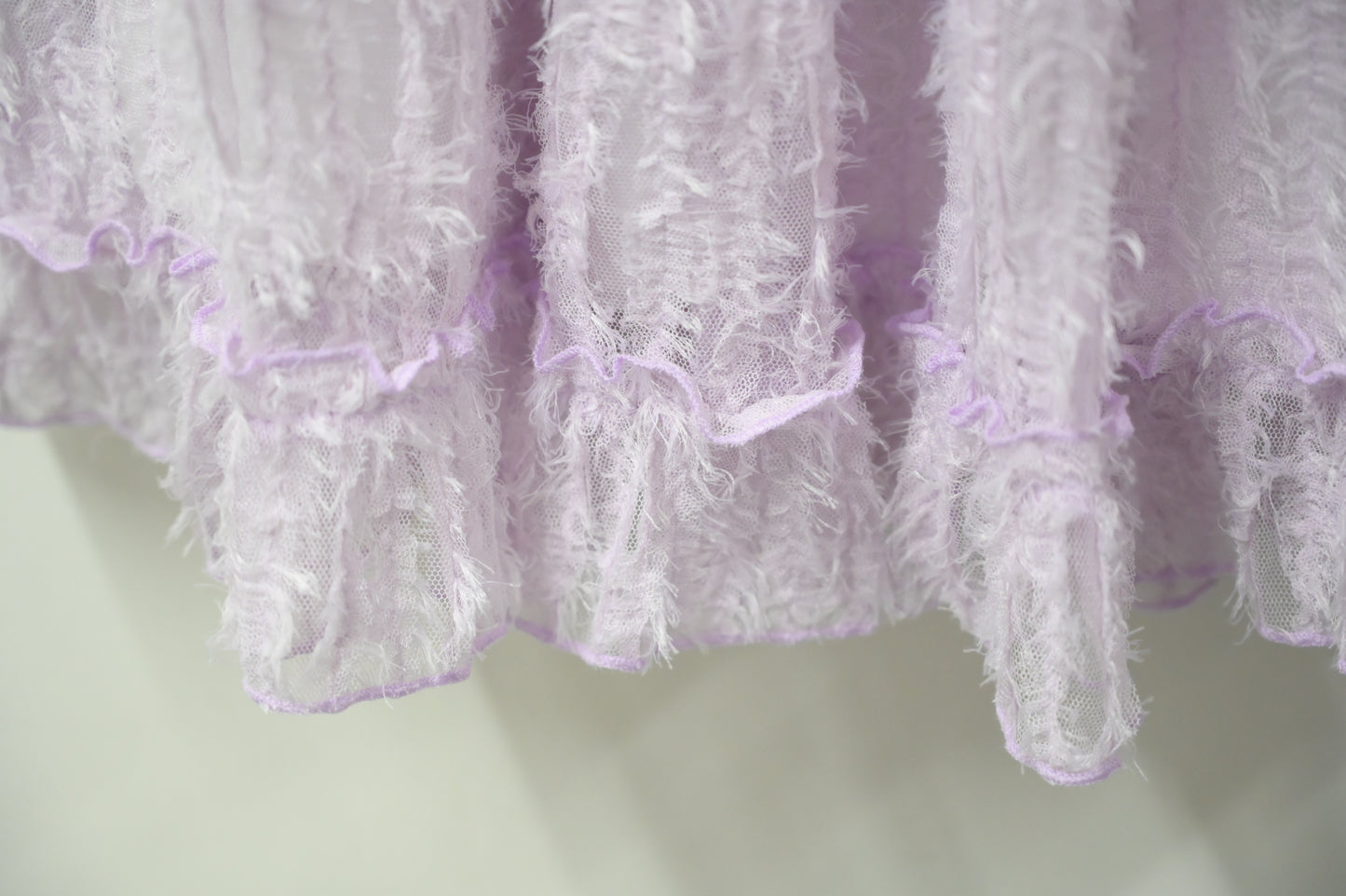 秋冬・層層蛋糕羽毛半身裙 3色入 1W11103