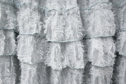 秋冬・層層蛋糕羽毛半身裙 3色入 1W11103