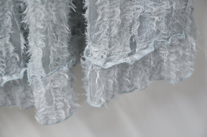 秋冬・層層蛋糕羽毛半身裙 3色入 1W11103