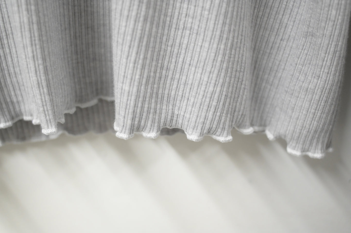 秋冬・兩層Ruffles彈性親膚上衣 3色入 1W51122