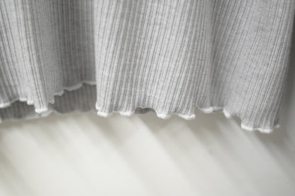 秋冬・兩層Ruffles彈性親膚上衣 3色入 1W51122