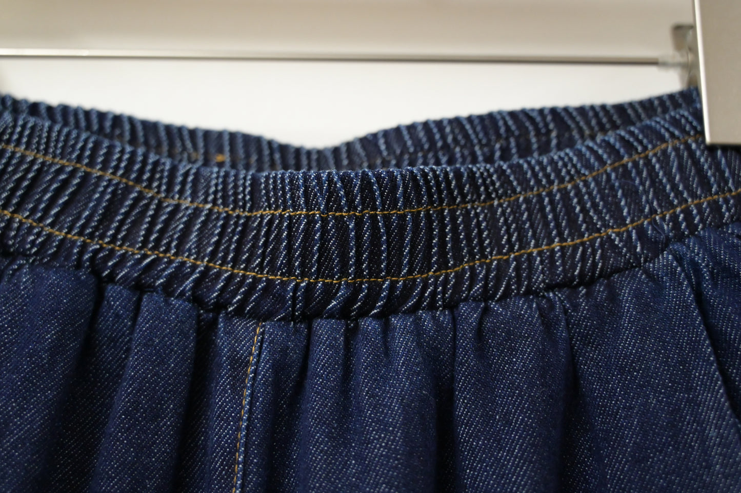 秋冬・明線斜骨柔軟寬鬆牛仔褲 1W71125