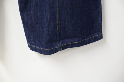 秋冬・明線斜骨柔軟寬鬆牛仔褲 1W71125