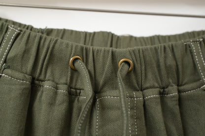 秋冬．厚版明線抽繩長褲 3色入 1W81107