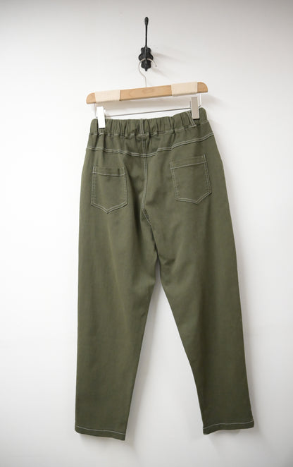 秋冬．厚版明線抽繩長褲 3色入 1W81107