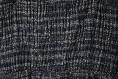 秋冬・厚格仔長裙配幼針織彈性上衣SET 2色入 1W61126