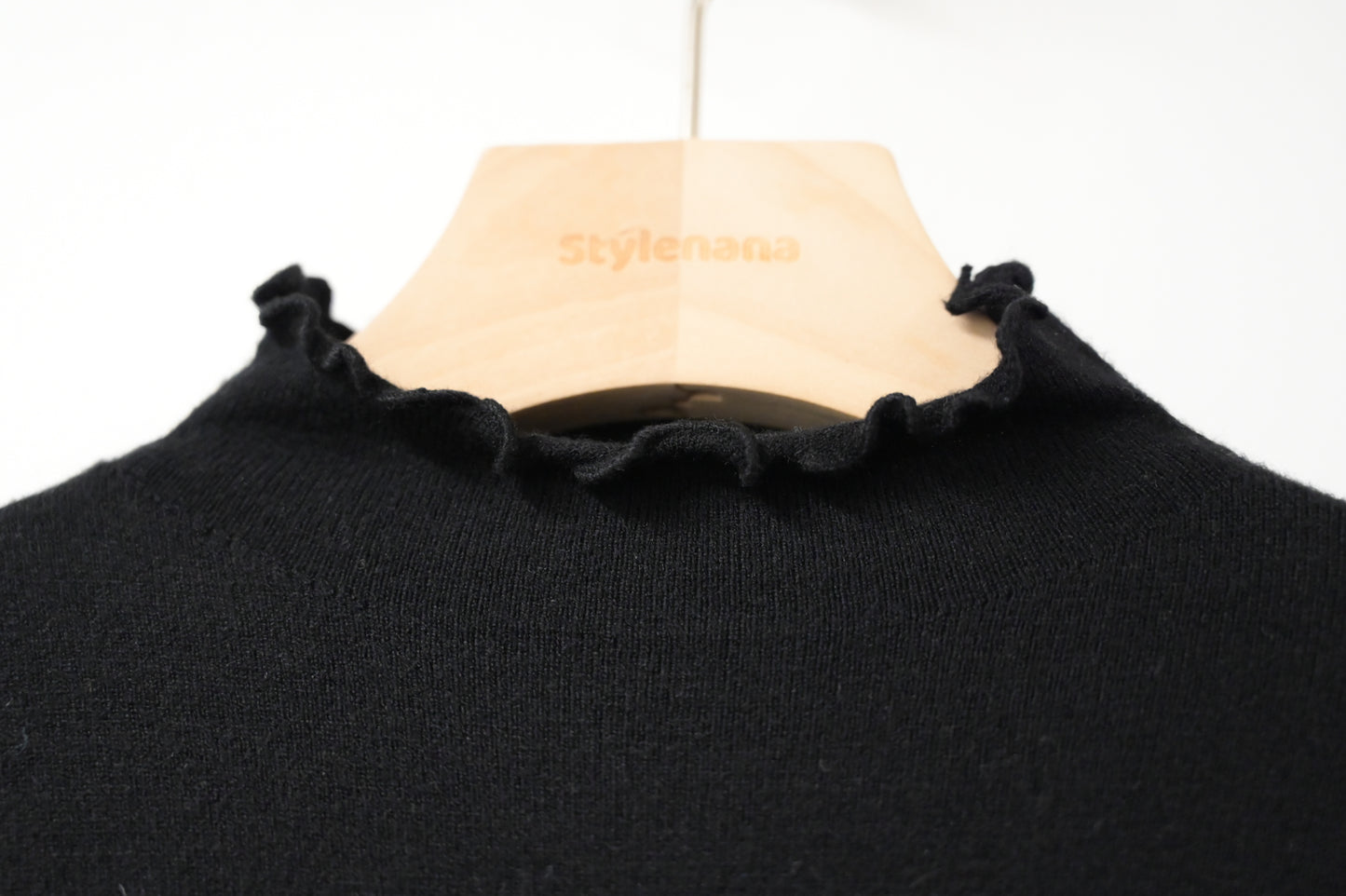 秋冬・厚格仔長裙配幼針織彈性上衣SET 2色入 1W61126