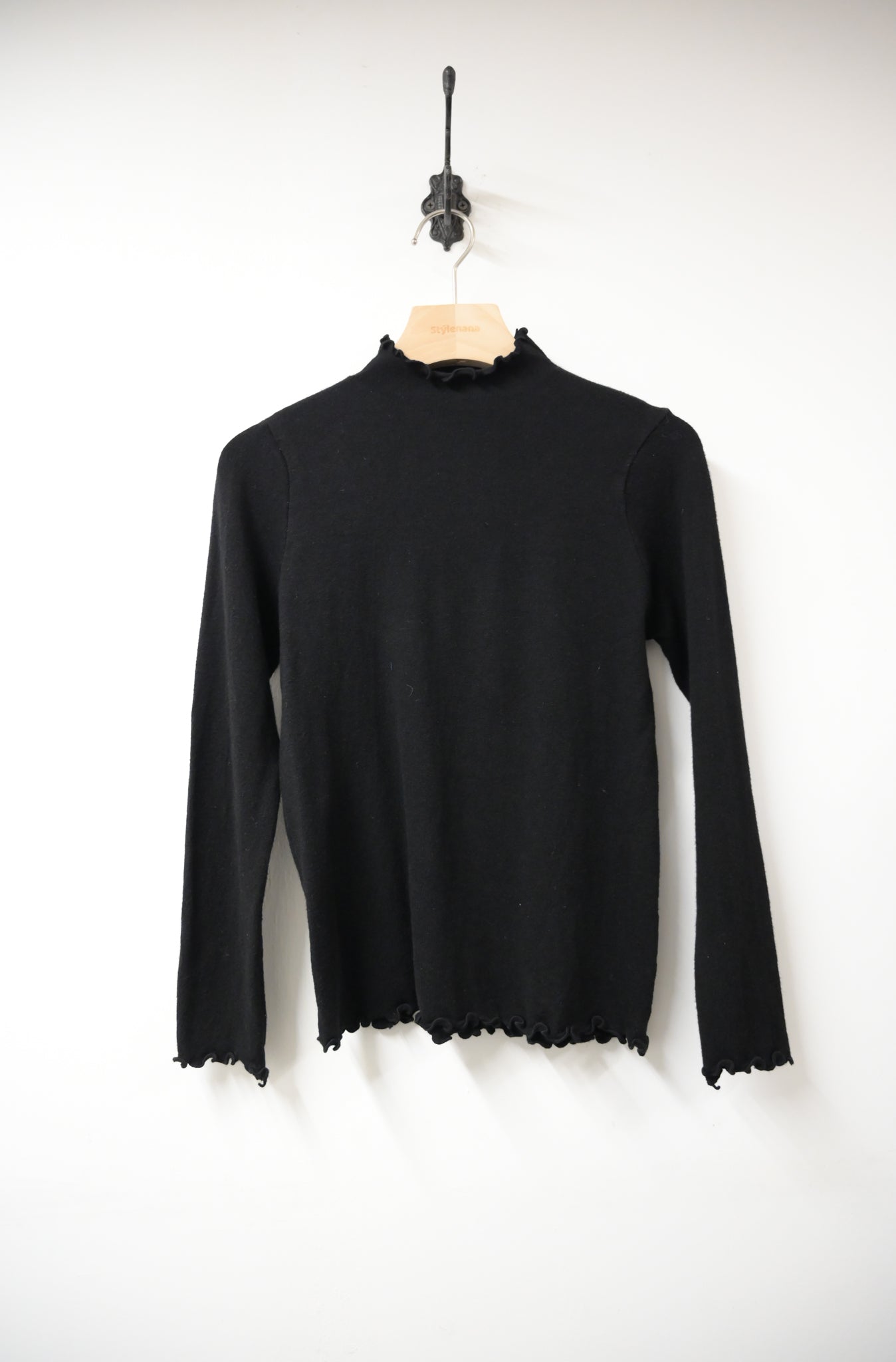 秋冬・厚格仔長裙配幼針織彈性上衣SET 2色入 1W61126