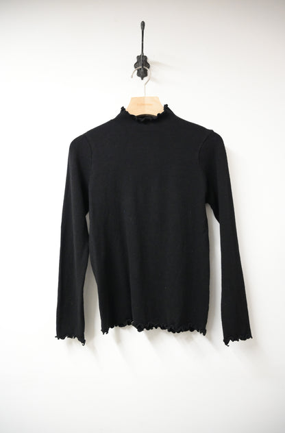 秋冬・厚格仔長裙配幼針織彈性上衣SET 2色入 1W61126