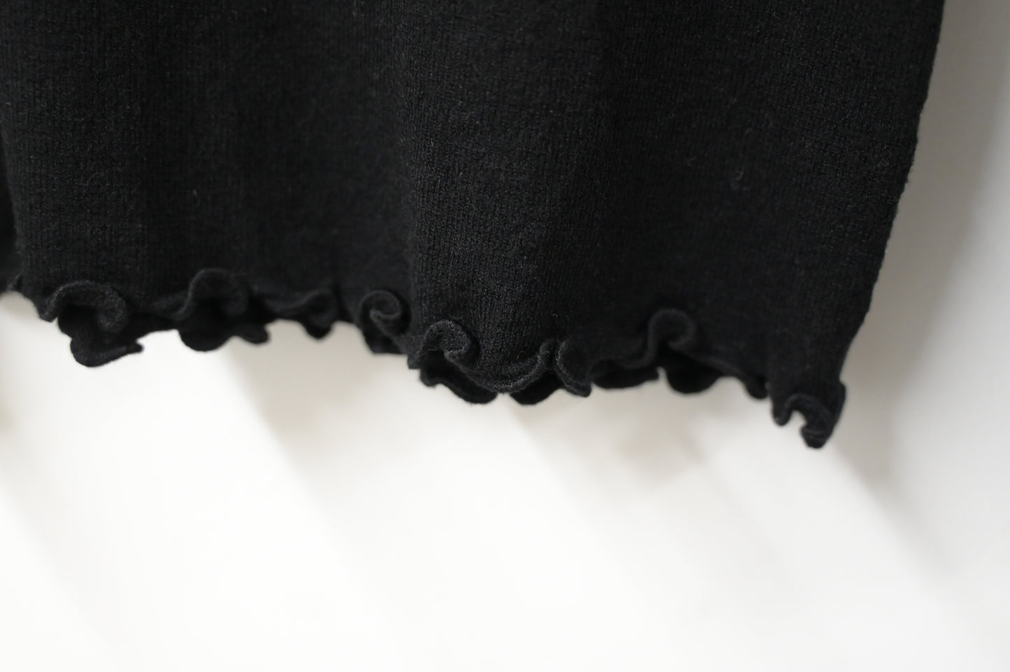 秋冬・厚格仔長裙配幼針織彈性上衣SET 2色入 1W61126