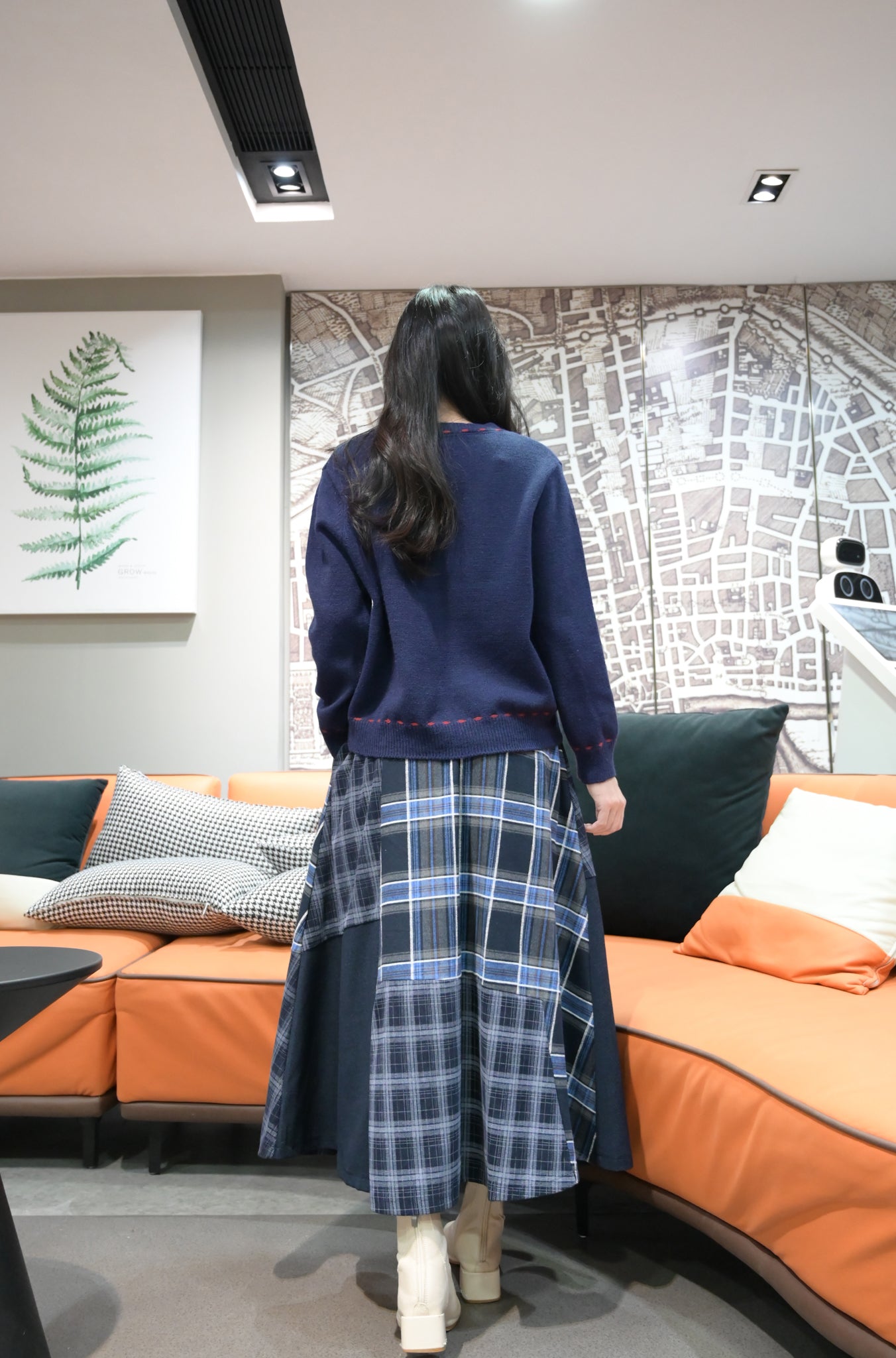 秋冬・日系布包鈕冷衫外套 2色入 1W81129