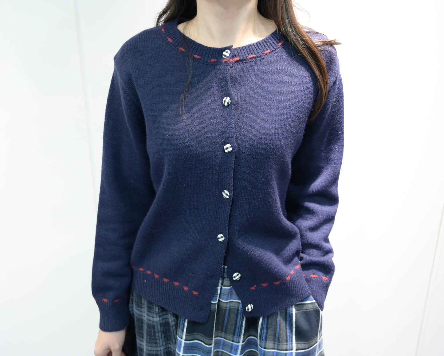 秋冬・日系布包鈕冷衫外套 2色入 1W81129