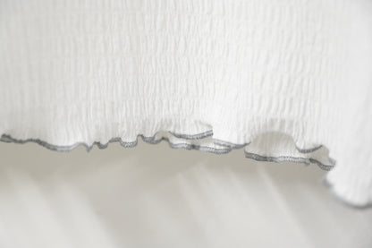 初秋・皺皺布透視袖薄長袖 2色入 1W11131