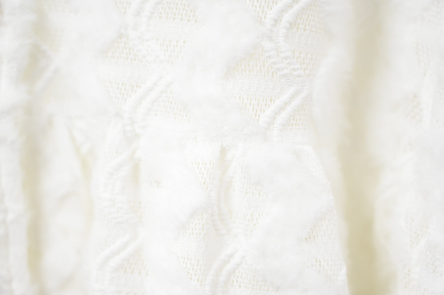 秋冬・毛茸茸水波紋外套 2色入 1W11130