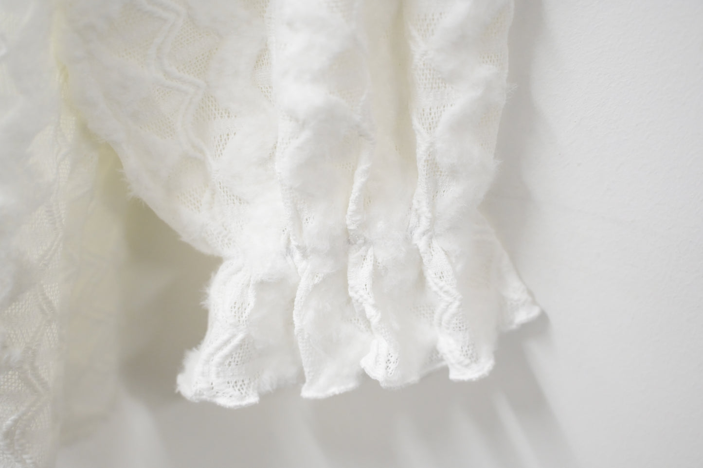 秋冬・毛茸茸水波紋外套 2色入 1W11130