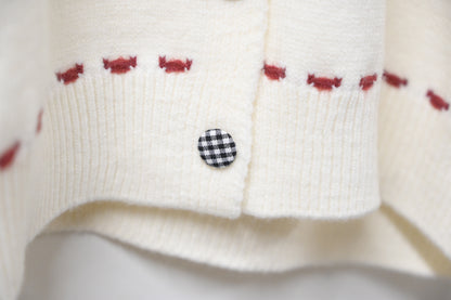 秋冬・日系布包鈕冷衫外套 2色入 1W81129