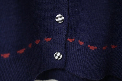 秋冬・日系布包鈕冷衫外套 2色入 1W81129