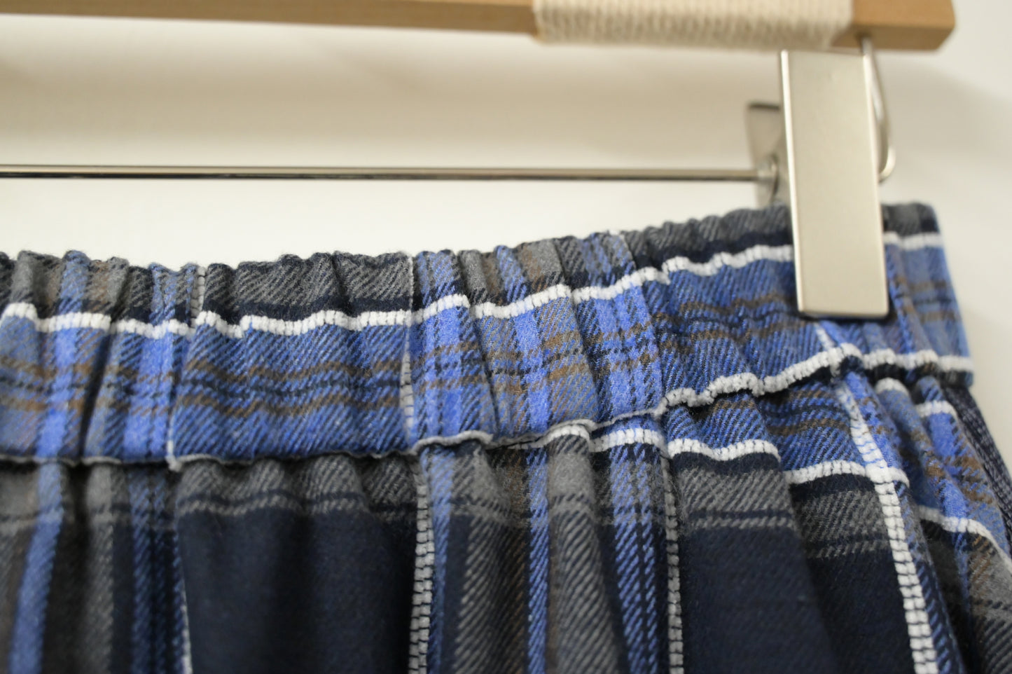 秋冬・質感拼布格仔半身裙 1色入 1W21132