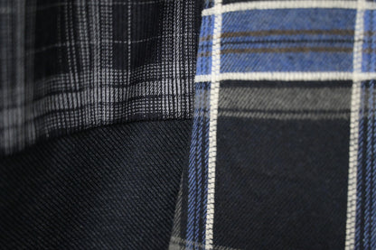 秋冬・質感拼布格仔半身裙 1色入 1W21132