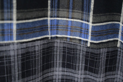 秋冬・質感拼布格仔半身裙 1色入 1W21132