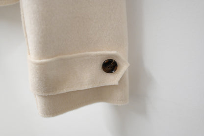 秋冬・反領羊毛孖襟外套 2色入 1W61128