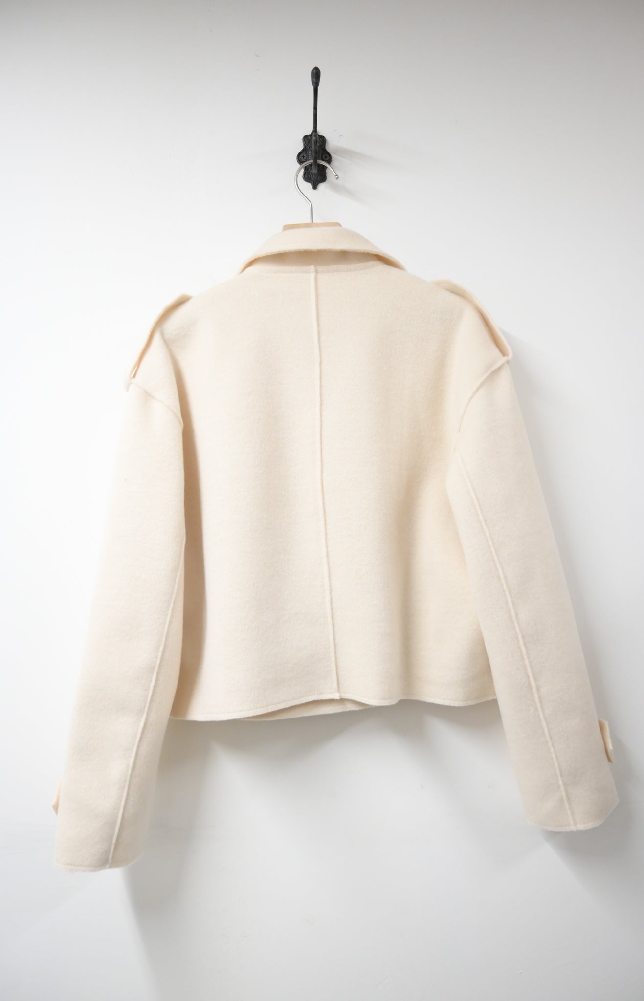 秋冬・反領羊毛孖襟外套 2色入 1W61128