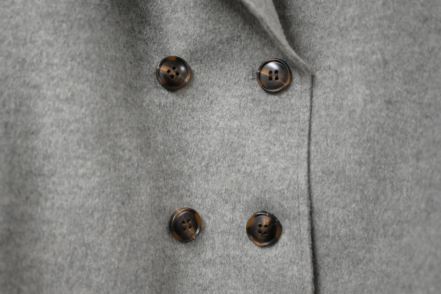 秋冬・反領羊毛孖襟外套 2色入 1W61128