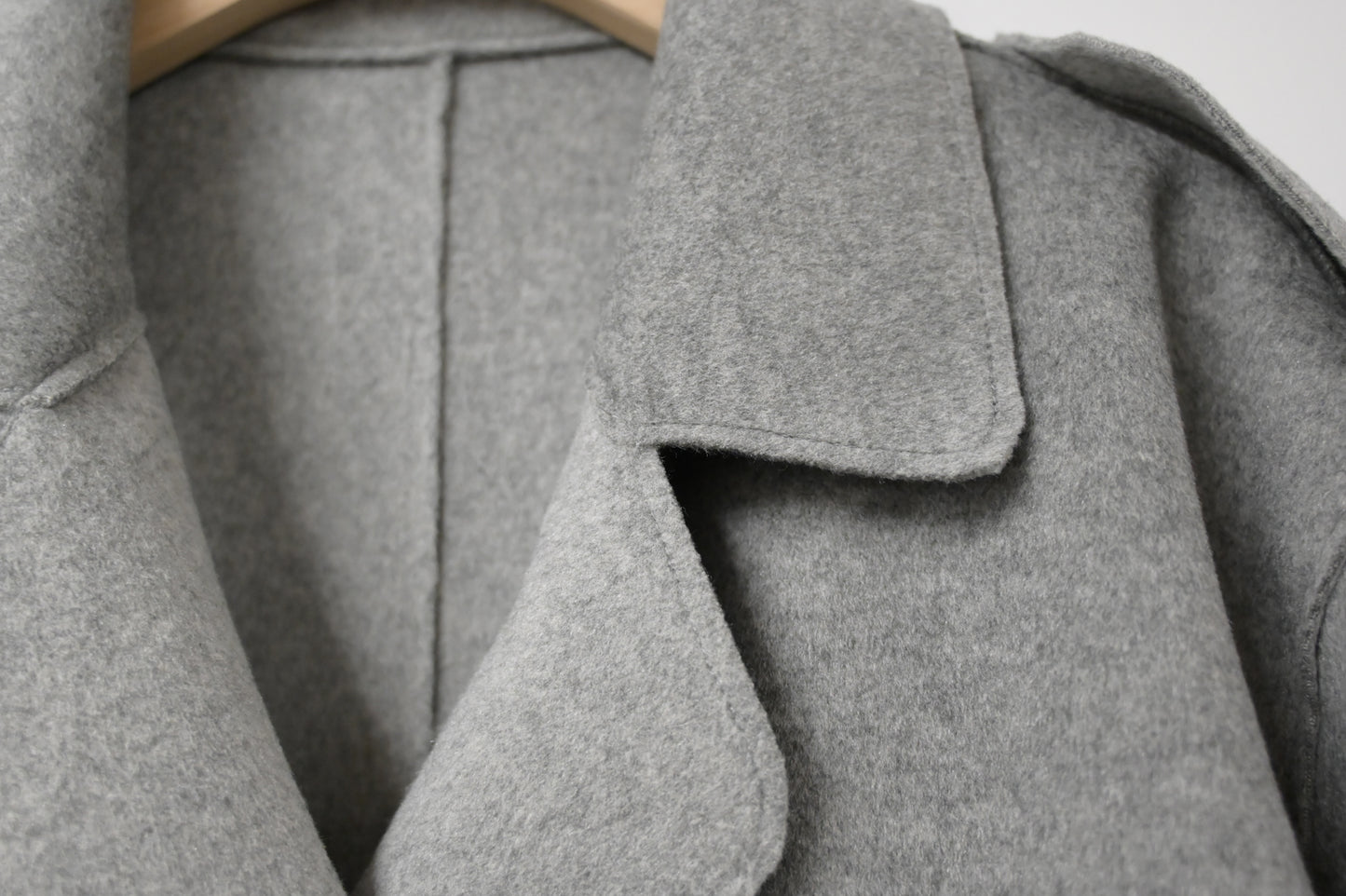 秋冬・反領羊毛孖襟外套 2色入 1W61128
