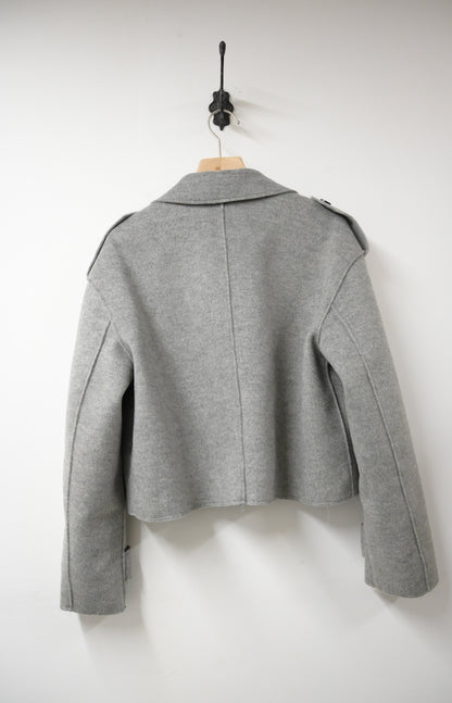 秋冬・反領羊毛孖襟外套 2色入 1W61128