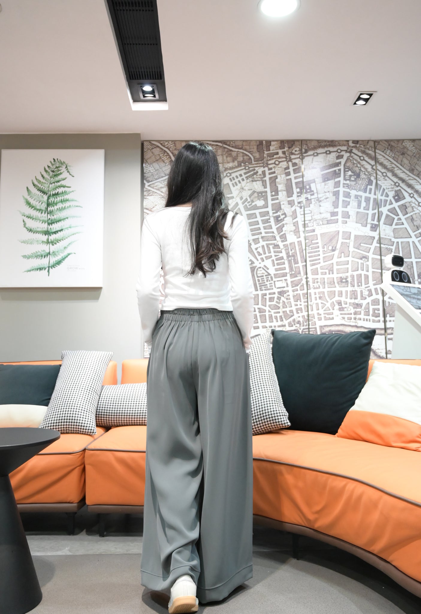 秋冬・前大口袋滑西褲 2色入 1W71144