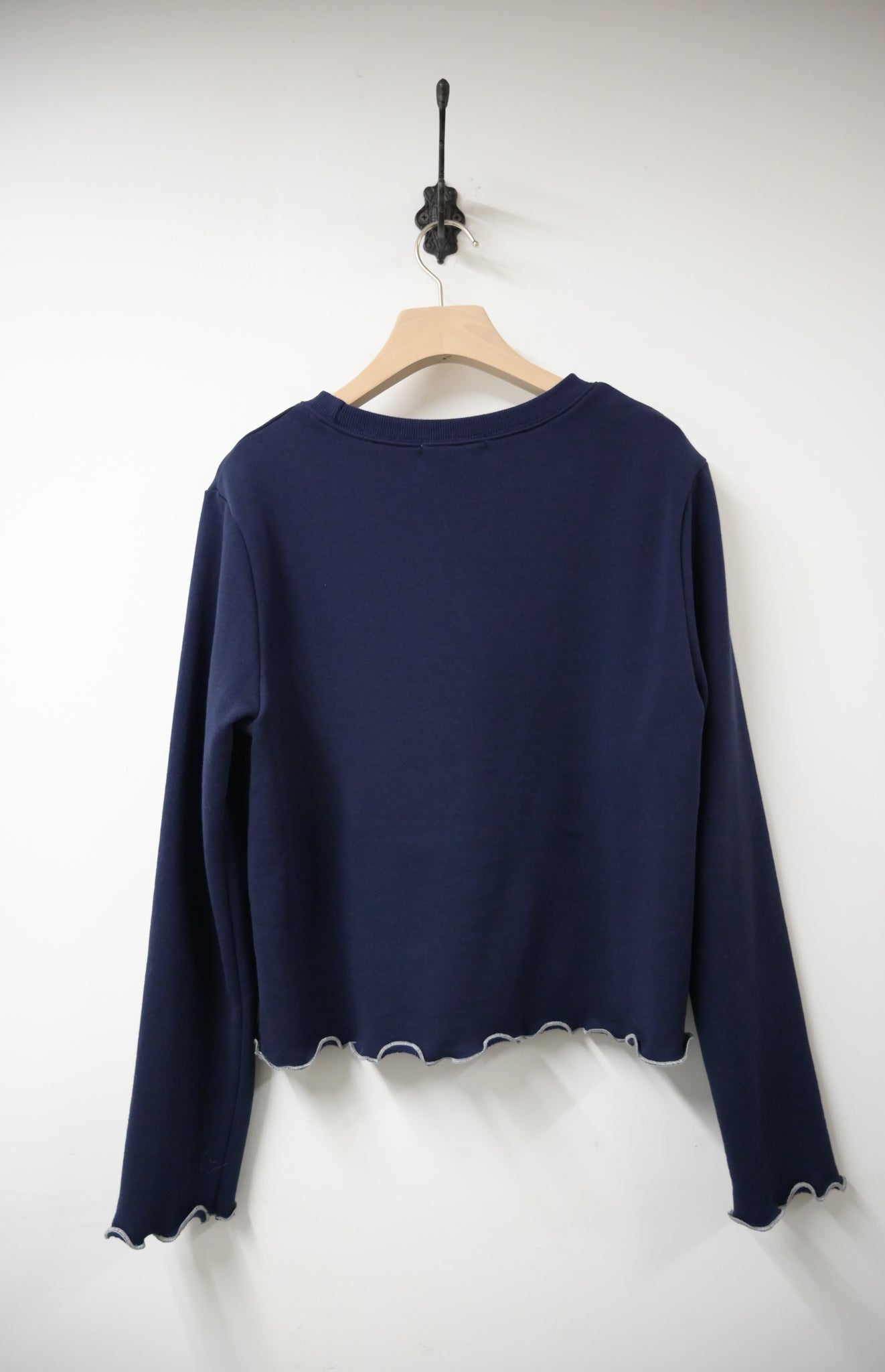 秋冬・撞色波浪邊Coffee薄衛衣 2色入 1W51140