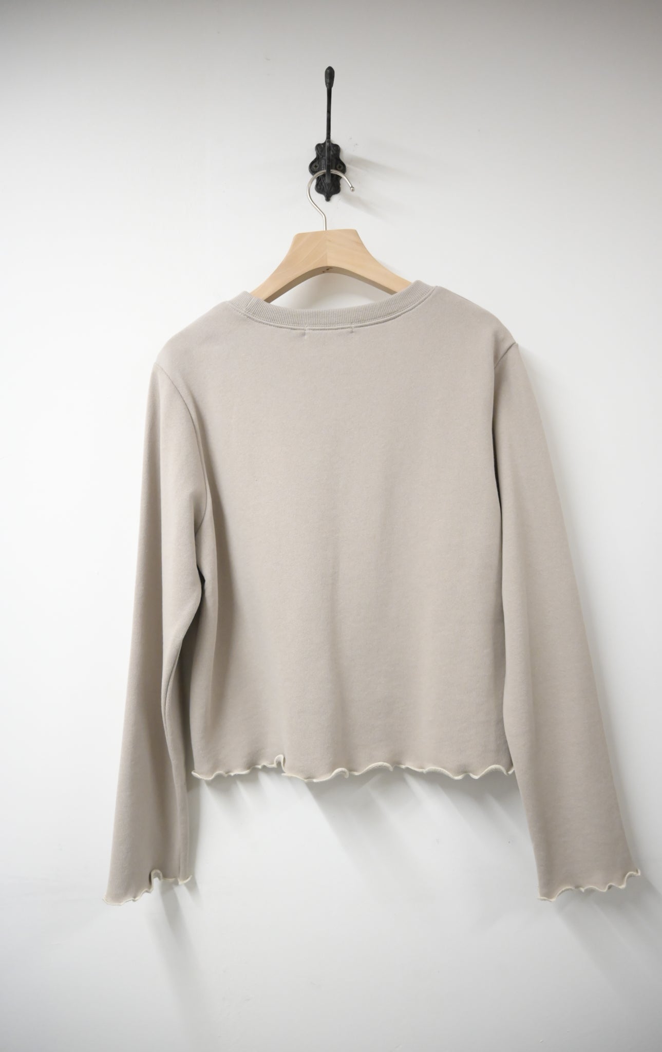 秋冬・撞色波浪邊Coffee薄衛衣 2色入 1W51140