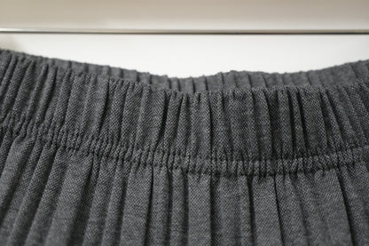 秋冬・全橡筋百褶半身裙 2色入  1W61143