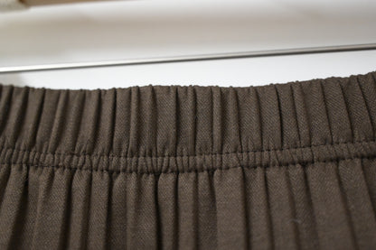 秋冬・全橡筋百褶半身裙 2色入  1W61143