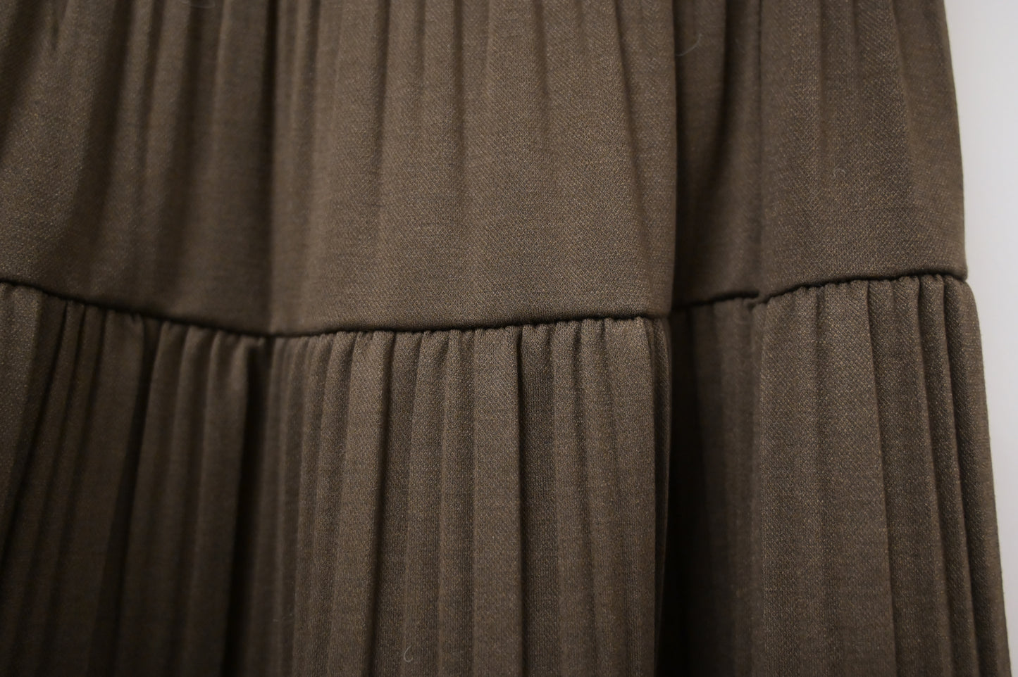 秋冬・全橡筋百褶半身裙 2色入  1W61143