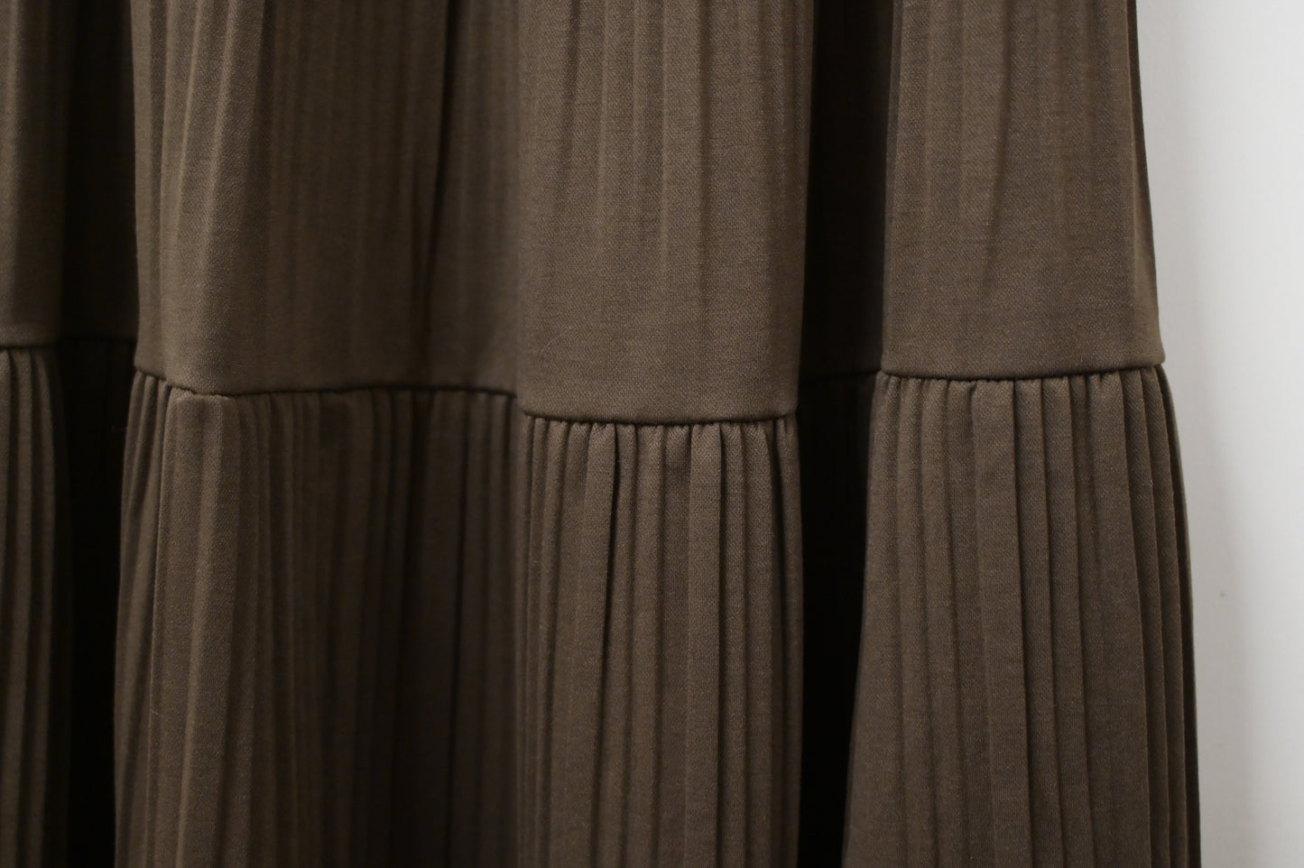 秋冬・全橡筋百褶半身裙 2色入  1W61143