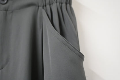 秋冬・前大口袋滑西褲 2色入 1W71144