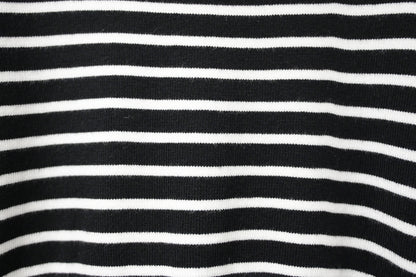 秋冬・抽繩橫間柔軟針織拼接連身裙 2色入 1W61146