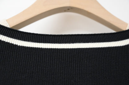 秋冬・背心裙＋外套｜棉花感針織套裝裙 2色入 1W61145