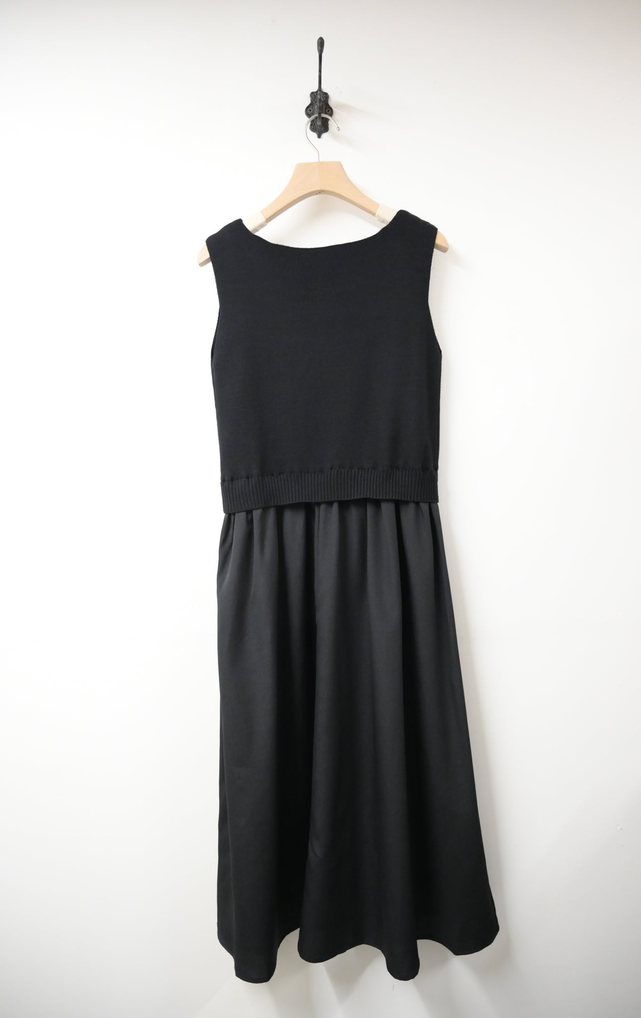 秋冬・背心裙＋外套｜棉花感針織套裝裙 2色入 1W61145