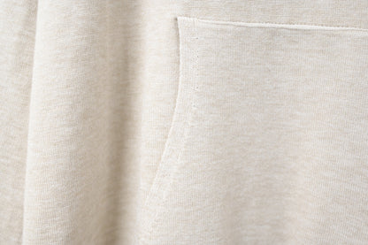 秋冬· 針織布料拼碎花寬鬆長裙 2色入 1W61118