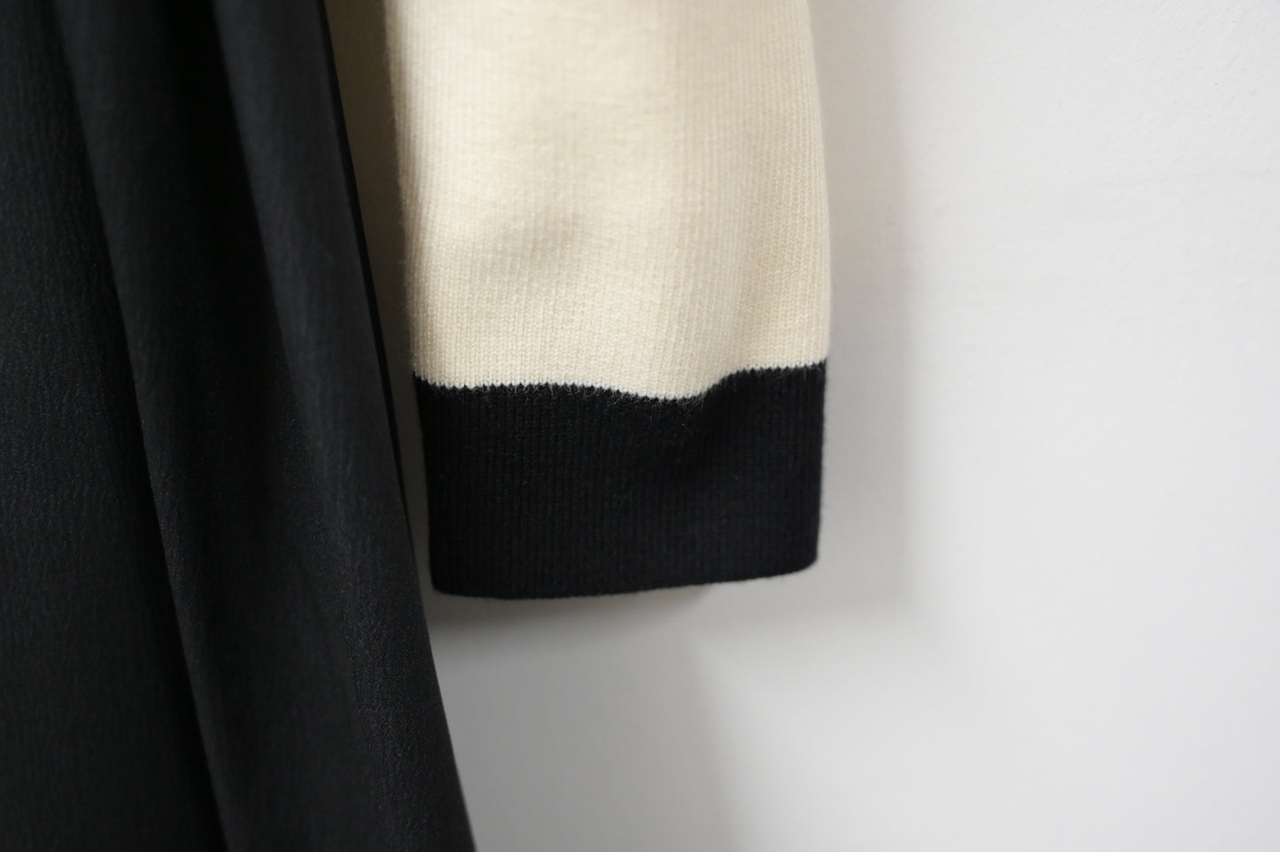 秋冬・背心裙＋外套｜棉花感針織套裝裙 2色入 1W61145