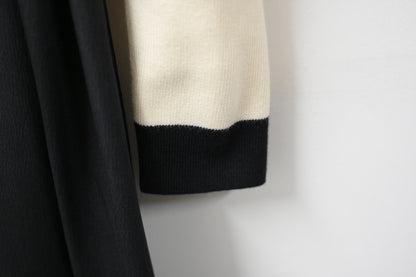 秋冬・背心裙＋外套｜棉花感針織套裝裙 2色入 1W61145