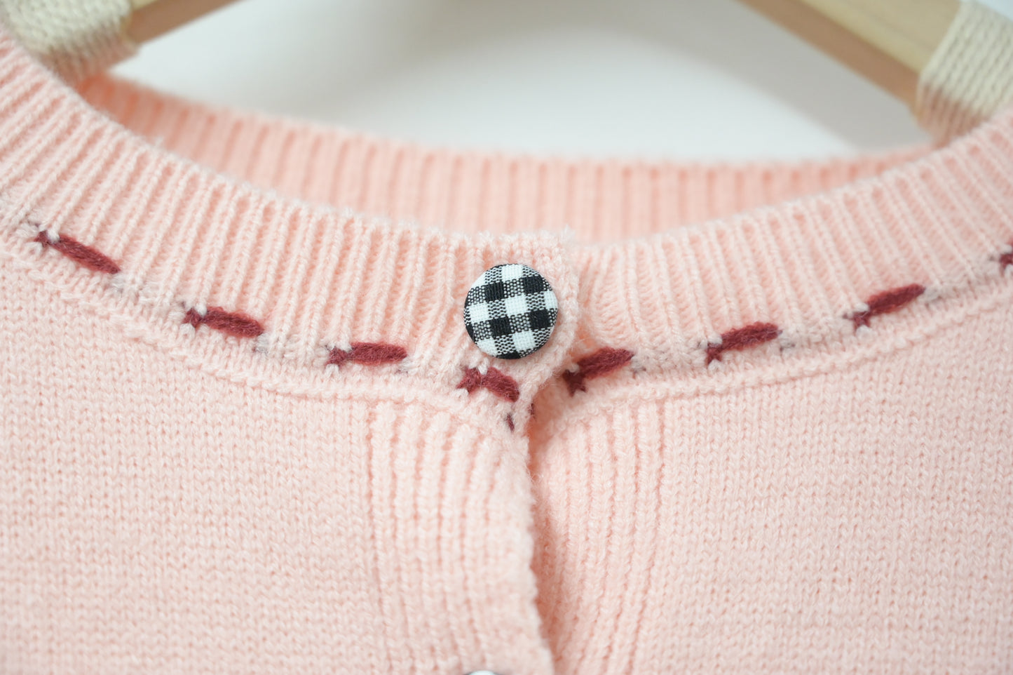 秋冬・日系布包鈕冷衫外套 2色入 1W81129