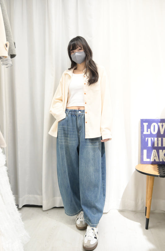 秋冬・軟熟燈芯絨恤衫 
3色入 1W11157