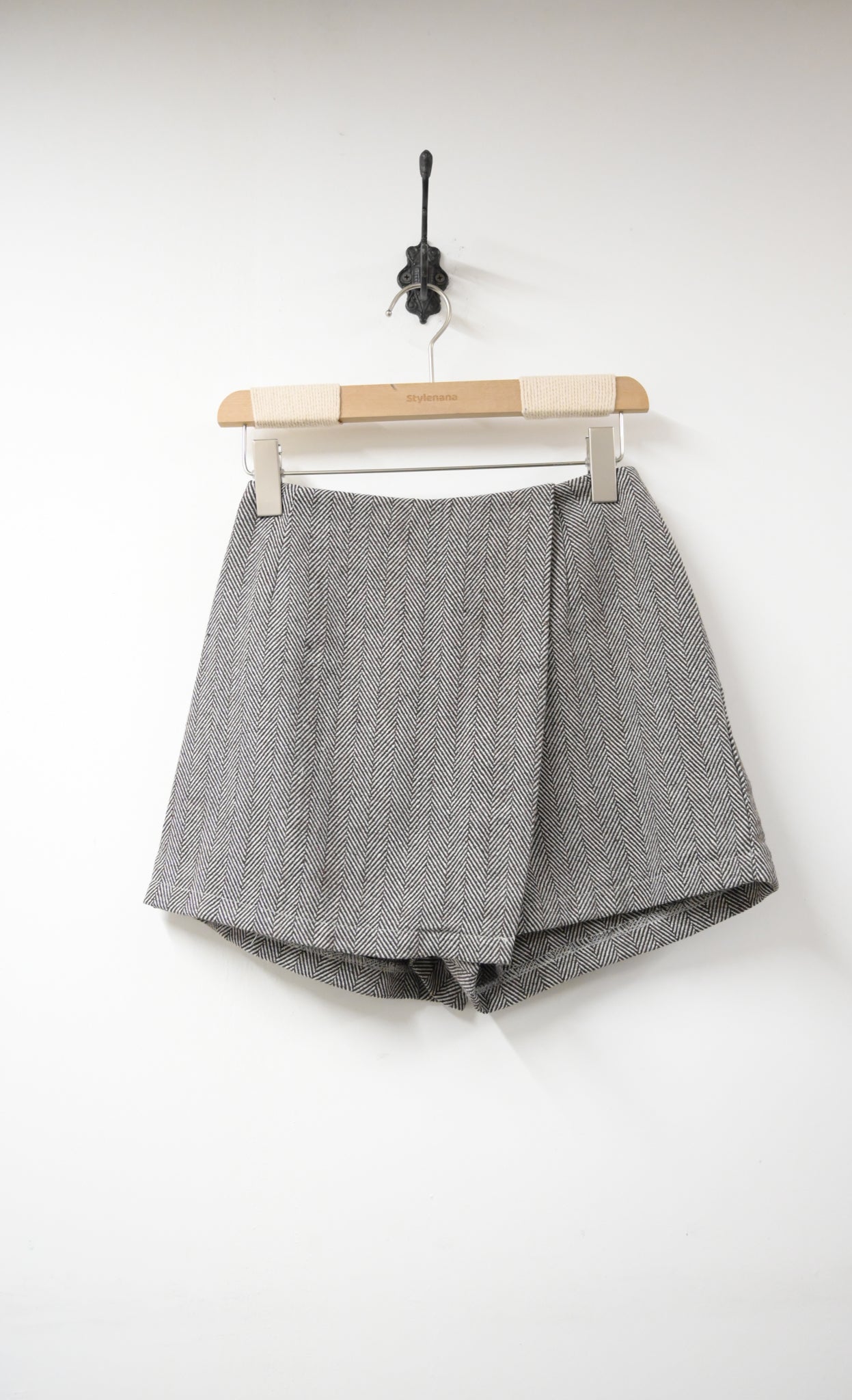 秋冬・人字紋假裙褲 1W61152